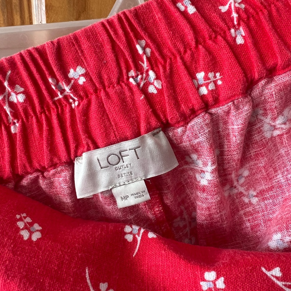 Floral Red Skirt - Picture 2 of 2